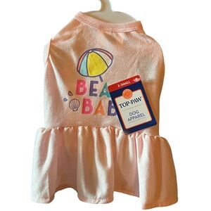 Top Paw Pink Beach Baby Dog Dress